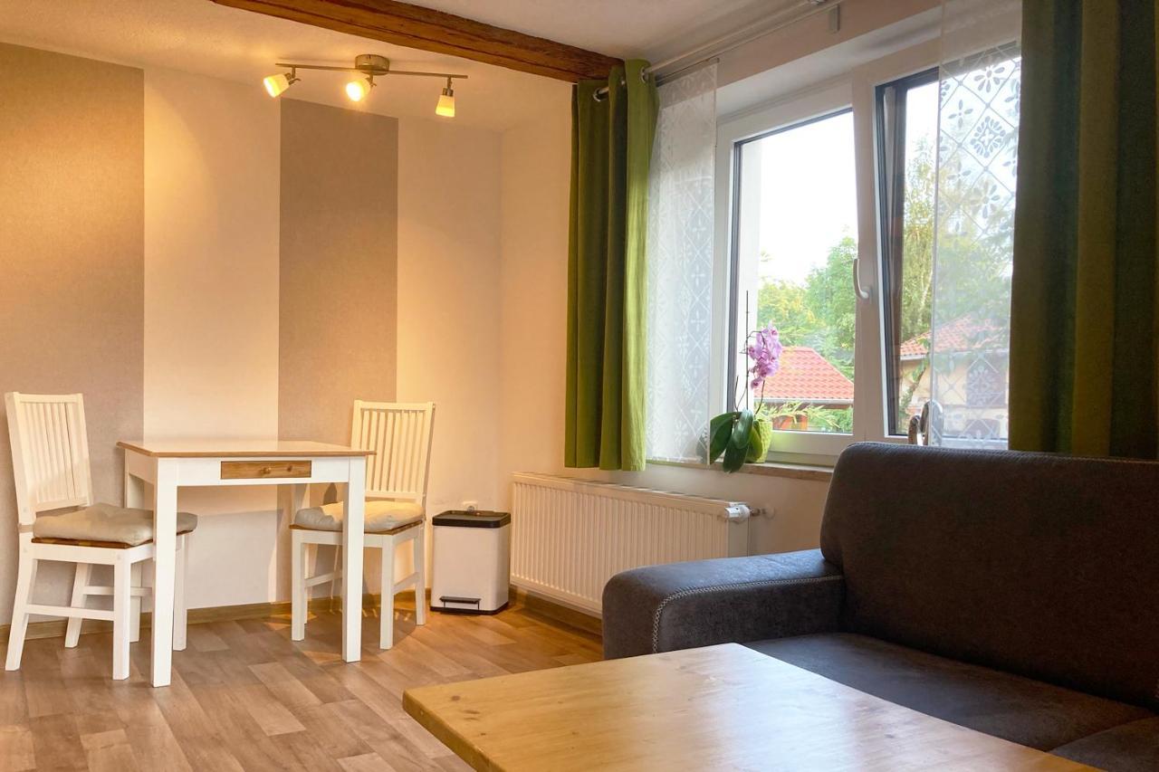 Ferienwohnung Alte Gaertnerei Thale Bagian luar foto