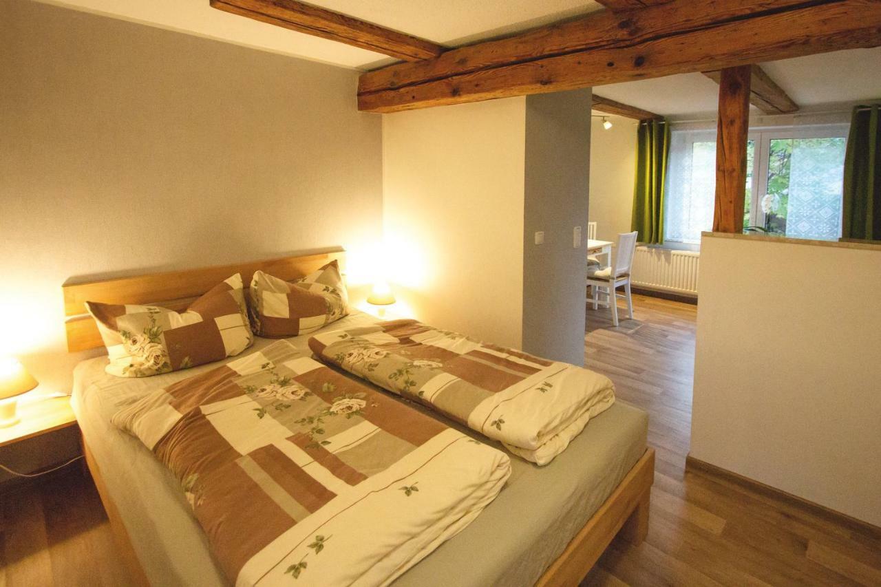 Ferienwohnung Alte Gaertnerei Thale Bagian luar foto